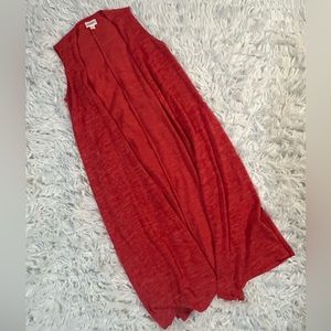 Lularoe Joy Duster Sleeveless Sweater - XS